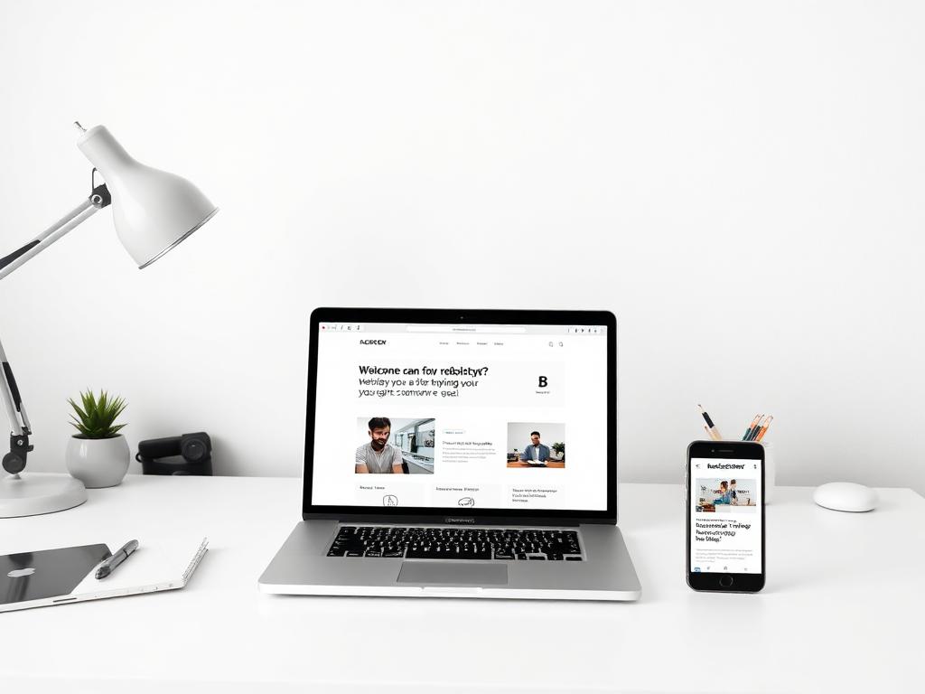 Responsive web design across devices